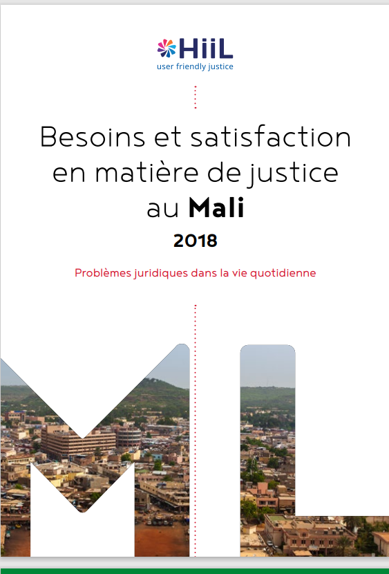 Thumbnail Besoins et satisfactionen matière de justiceau Mali