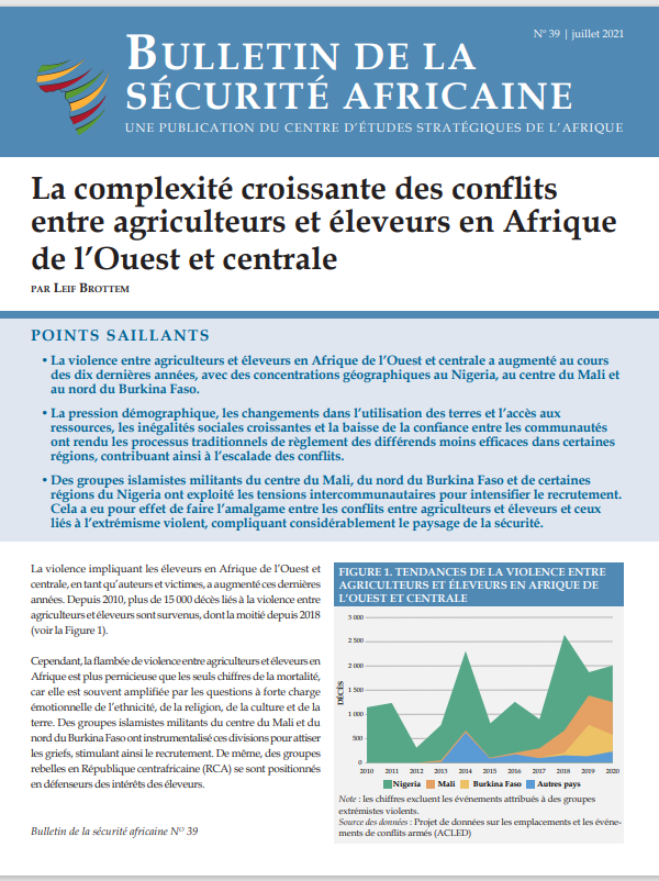 Thumbnail The growing complexity of farmer-herder conflicts in West and Central Africa
