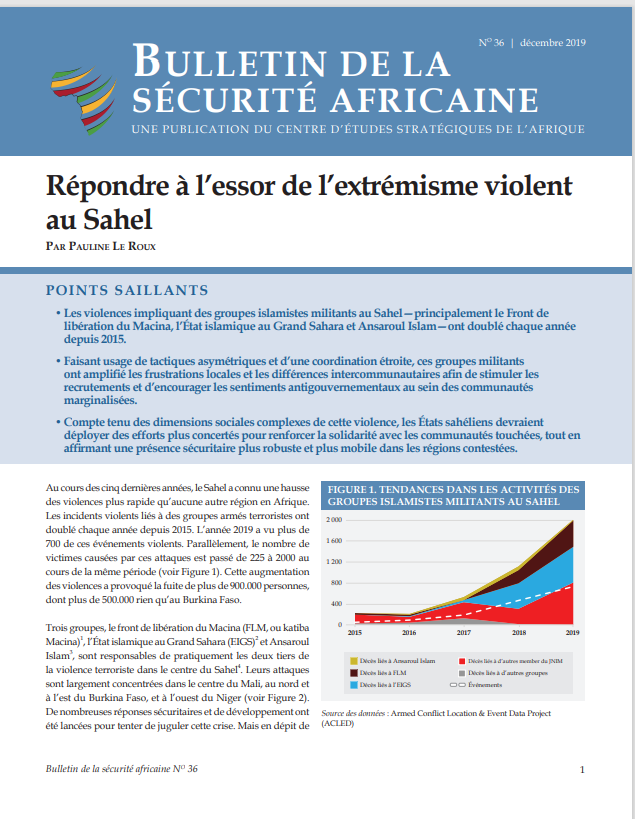 Thumbnail Responding to the rise of violent extremism in the Sahel