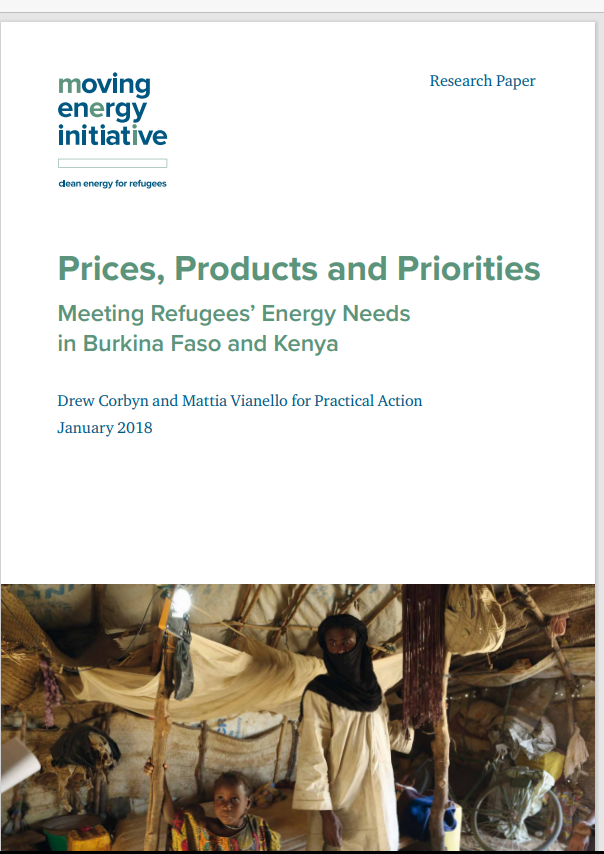 Thumbnail Prices, Products and Priorities: Meeting Refugees' Energy Needs in Burkina Faso and Kenya