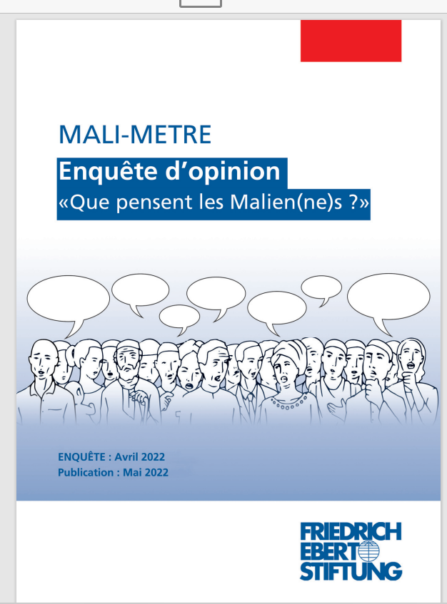 Thumbnail Mali-Mètre XIII - Opinion Survey, March/April 2022