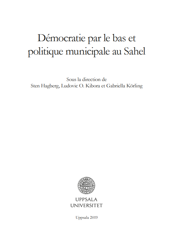 Thumbnail Democracy from below and municipal policy in the Sahel