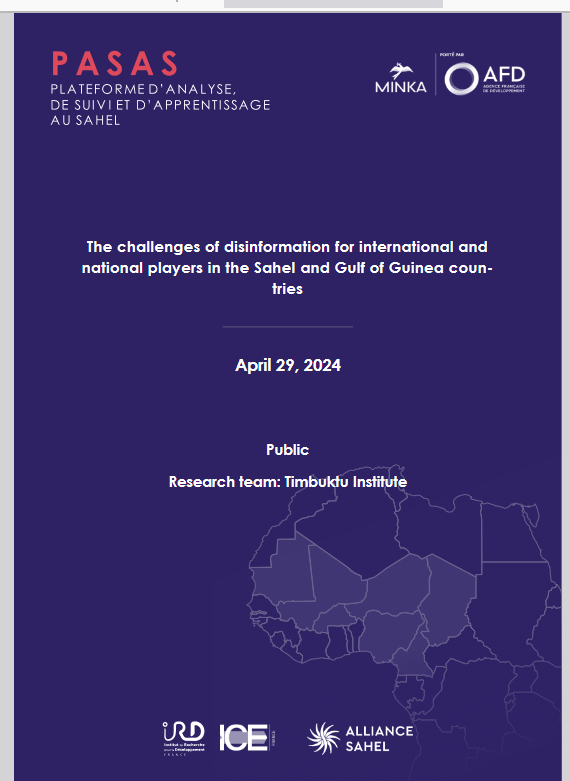 Thumbnail The challenges of disinformation for international and national players in the Sahel and Gulf of Guinea countries.pdf