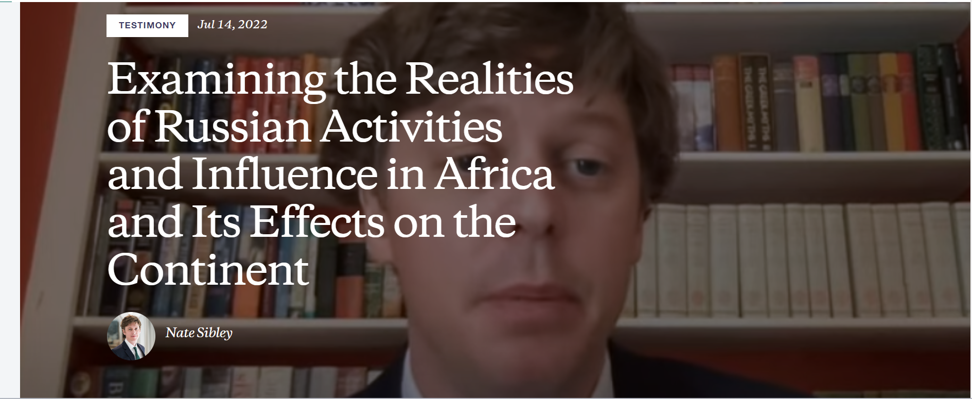 Thumbnail Examining the Realities of Russian Activities and Influence in Africa and Its Effects on the Continent