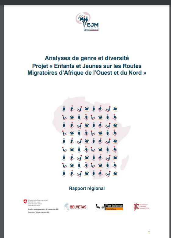 Thumbnail Gender and diversity analyses "Children and Youth on the Migration Routes of West and North Africa" project