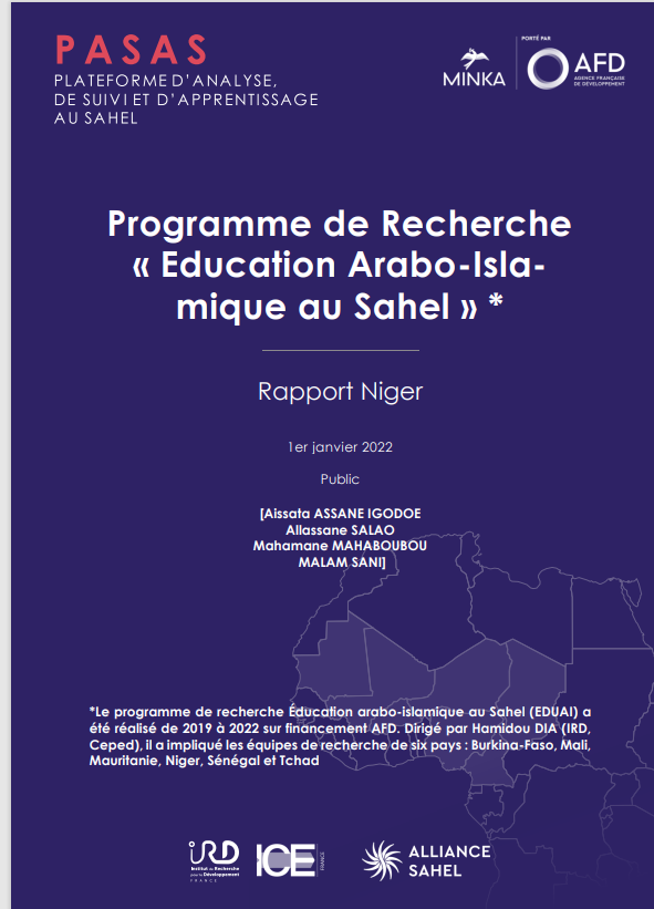 Miniature Éducation arabo-islamique au Sahel :  rapport Niger