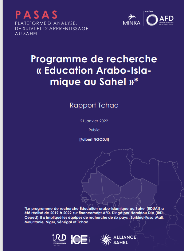 Miniature Éducation arabo-islamique au Sahel :  rapport Tchad