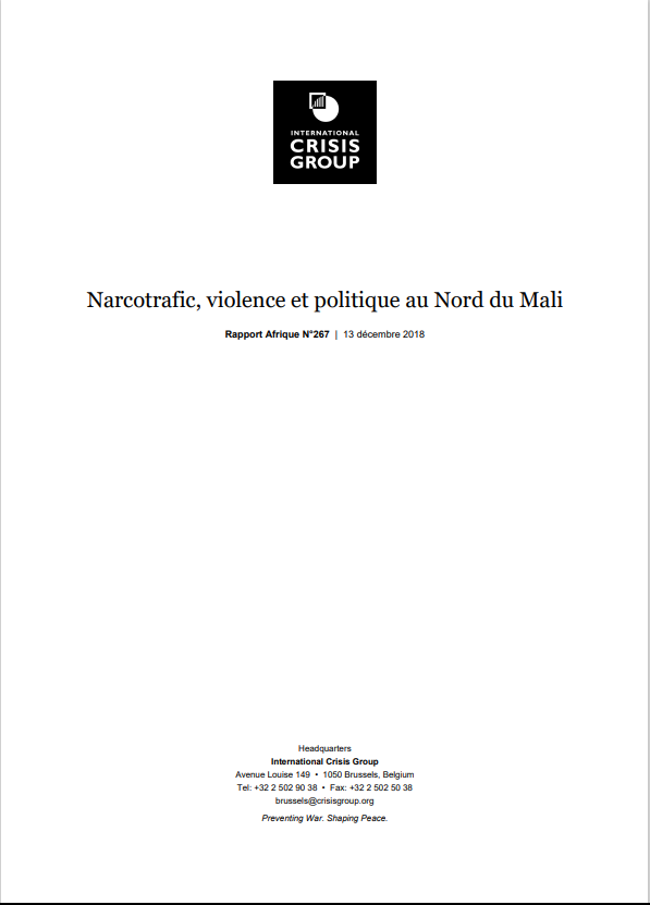 Miniature Narcotrafic, violence et politique au Nord du Mali