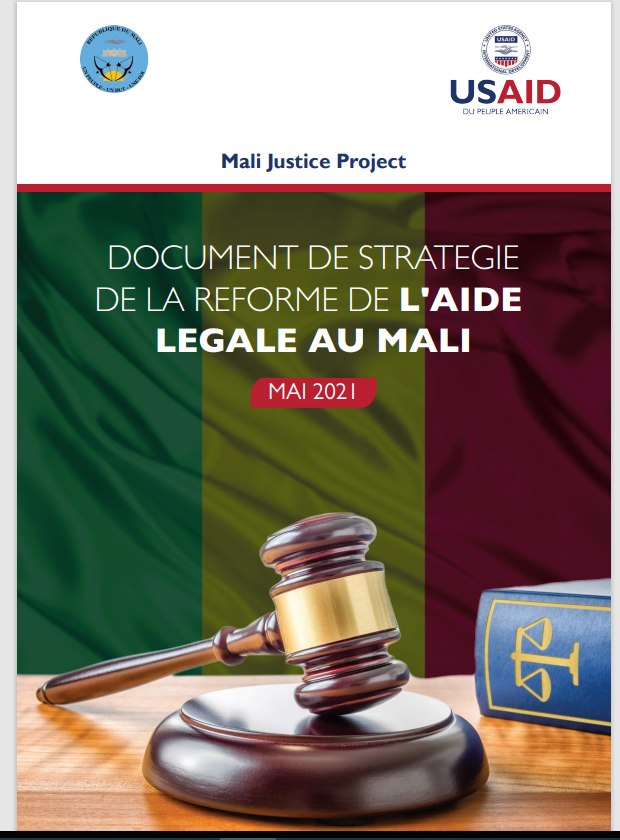 Miniature Mali justice projet : document de stratégie de la réforme de l'aide légale au Mali