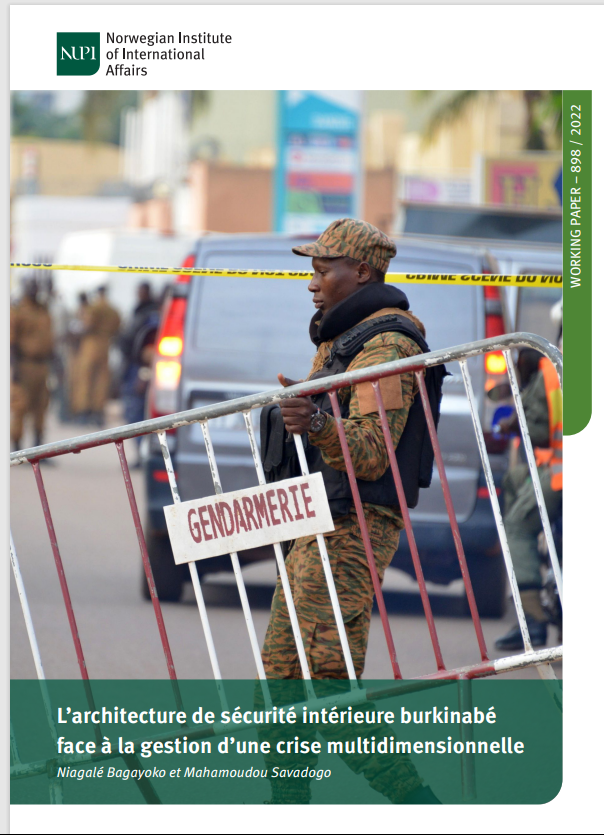 Miniature L’architecture de sécurité intérieure burkinabè face a la gestion d’une crise multidimensionnelle