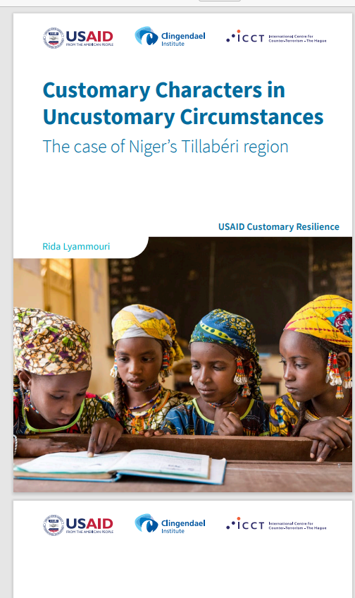 Miniature Customary Characters in Uncustomary Circumstances: The case of Niger’s Tillabéri region