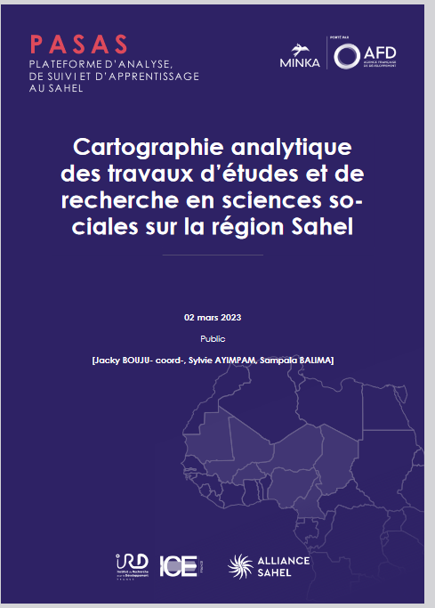 Miniature Cartographie analytique des travaux d’études et de recherche en sciences sociales sur la région Sahel