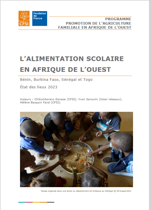 Miniature L'alimentation scolaire en Afrique de l'Ouest - Etat des lieux 2023