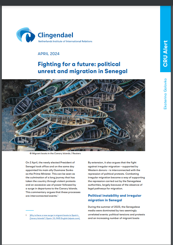 Miniature Fighting for a future: political unrest and migration in Senegal